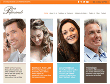 Tablet Screenshot of hairprofessionals.com